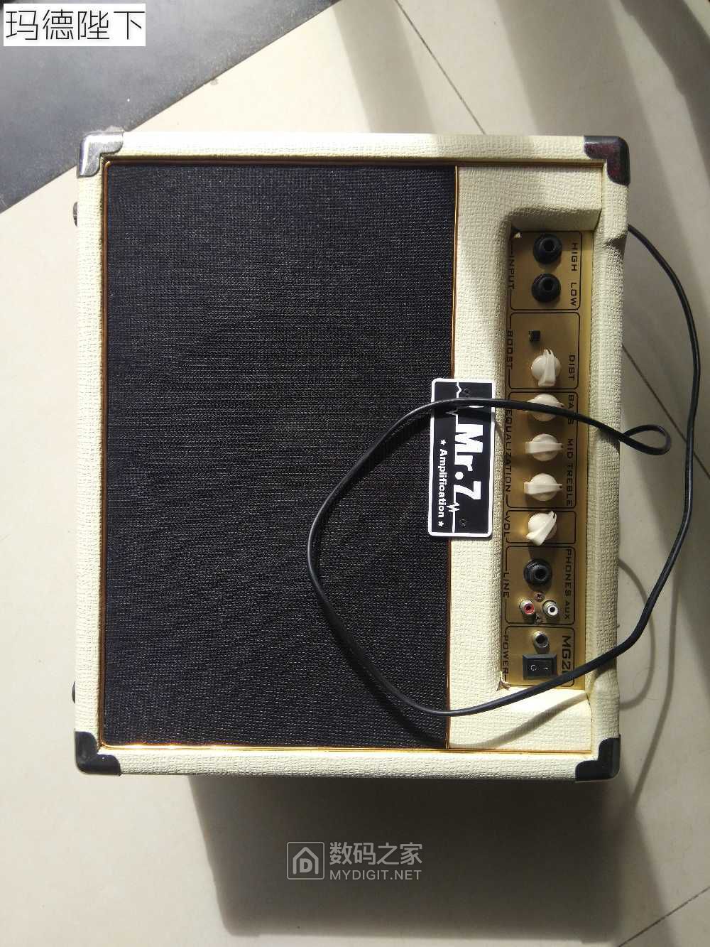 修理吉他音箱mr7又改了回去另外胶水贴皮