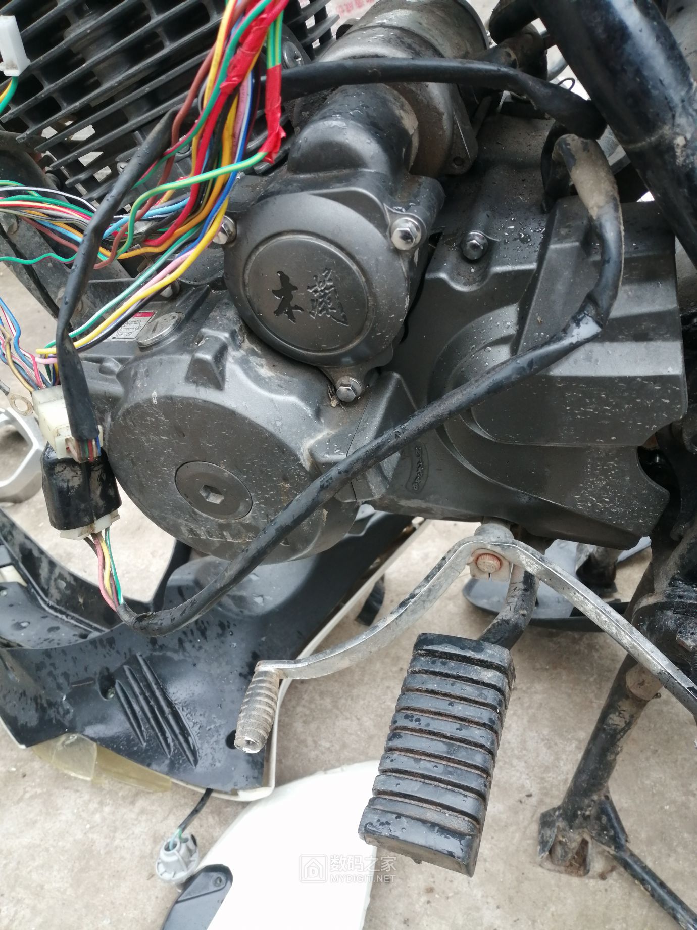 木兰150摩托车拆机顺便问问发动机直接运行的方法,想做个发电
