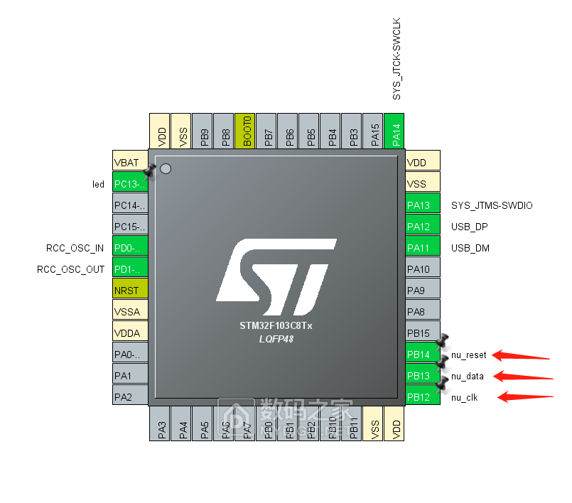 stm32f103c8t6小开发板烧录新唐n76e003