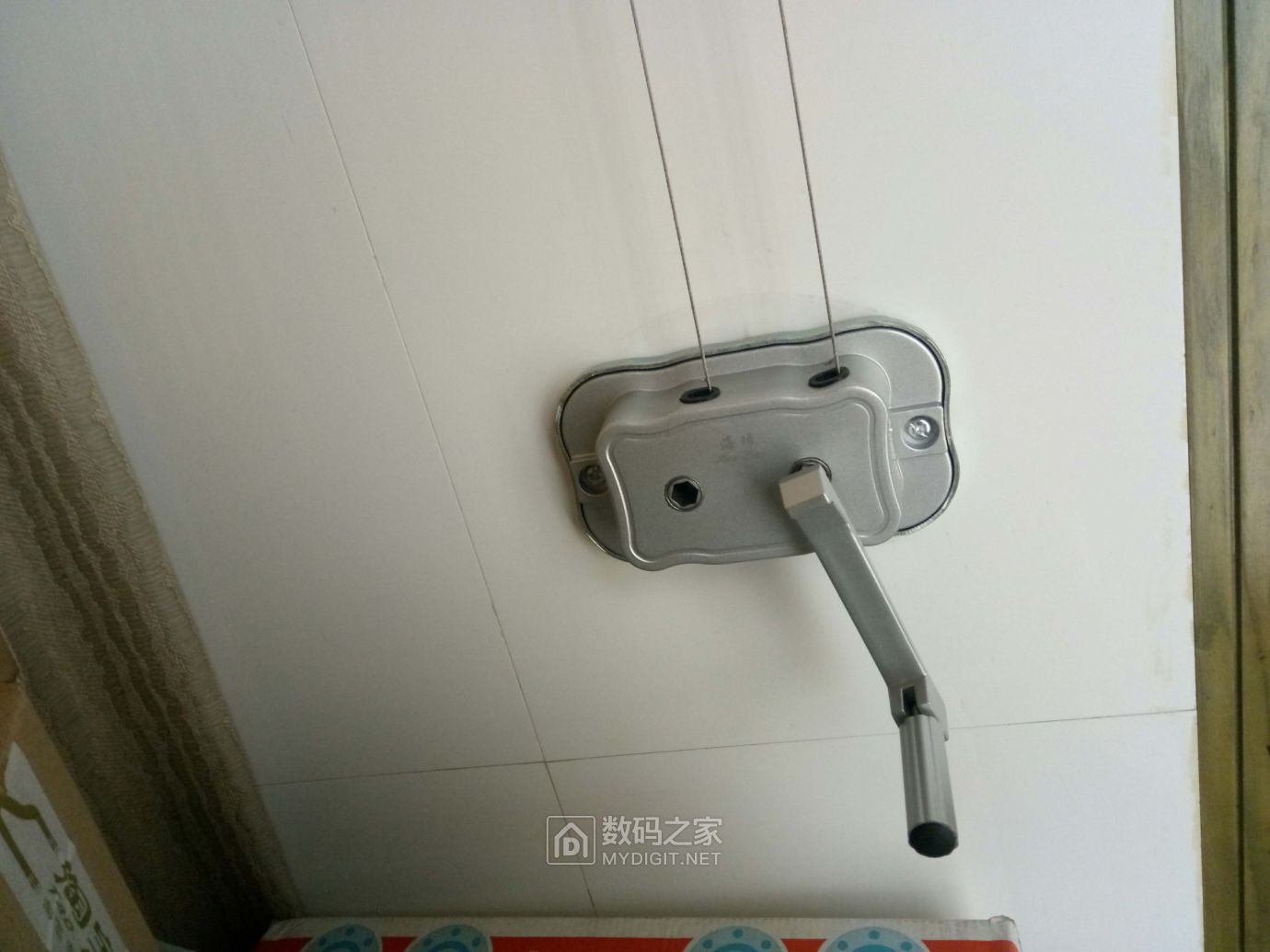 晾衣架升降手摇器拆看