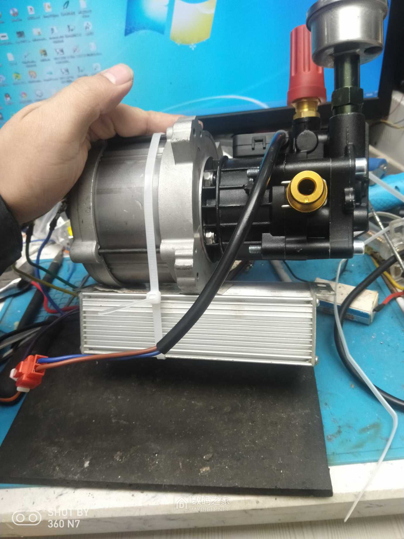 nidec 12v600w大功率旋变无刷电机汽车转向电机改霍尔