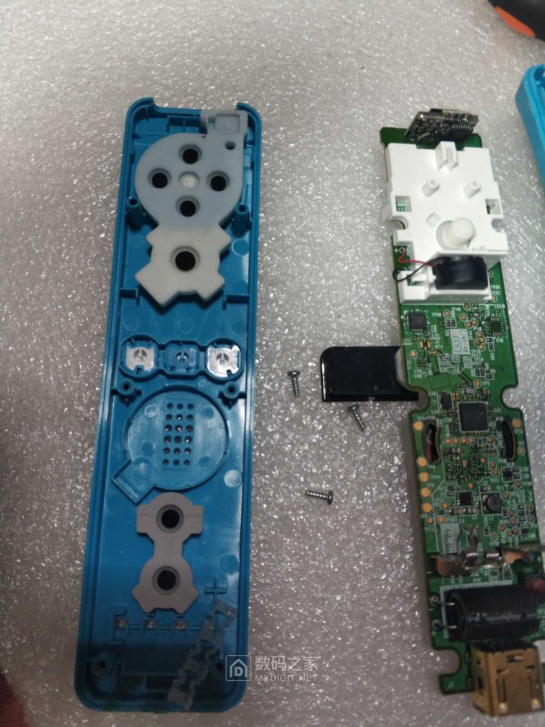 拆解wii游戏手柄带加速故障是掉连接