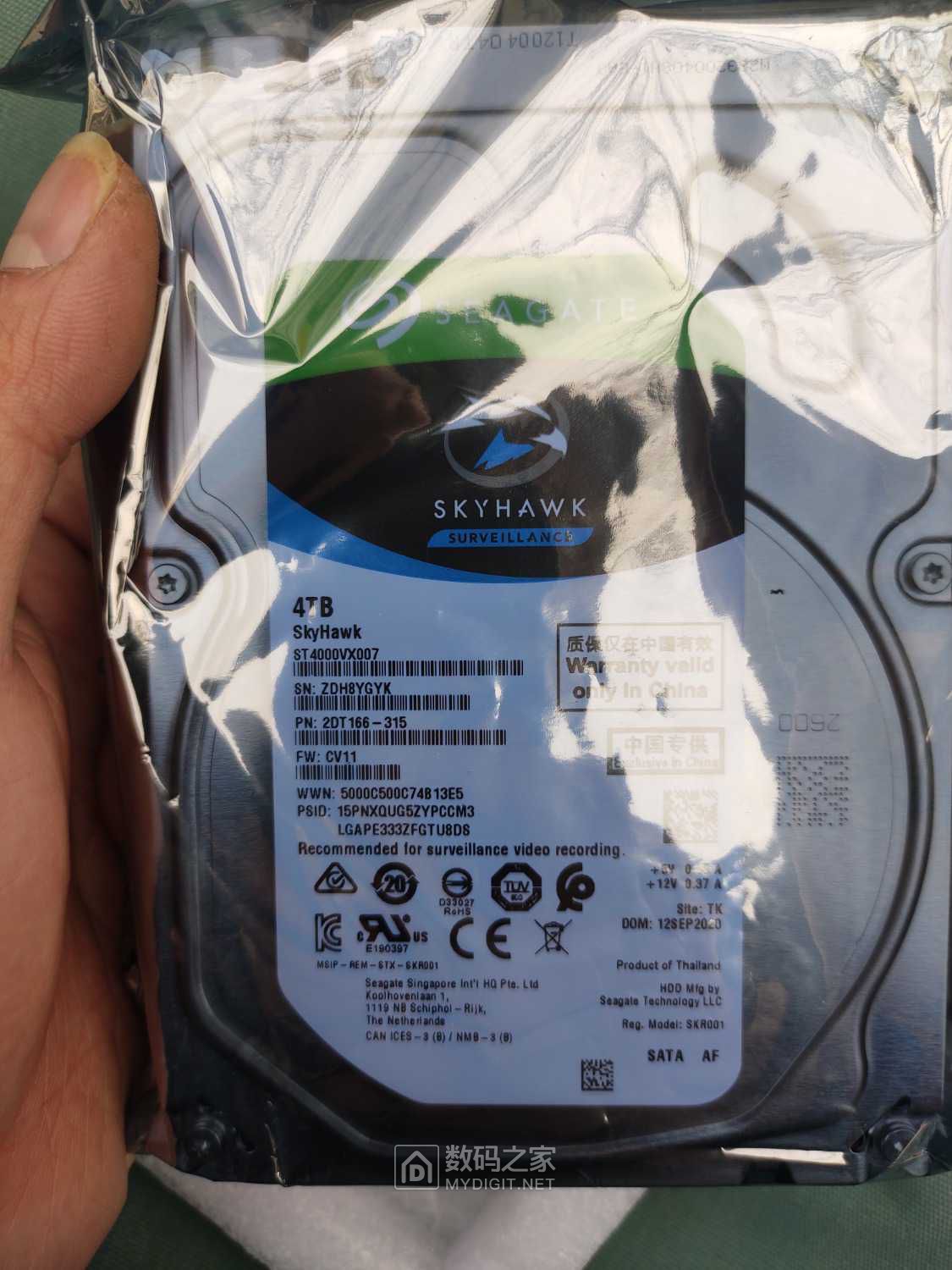 希捷酷鹰4t监控硬盘有用过这个硬盘的吗