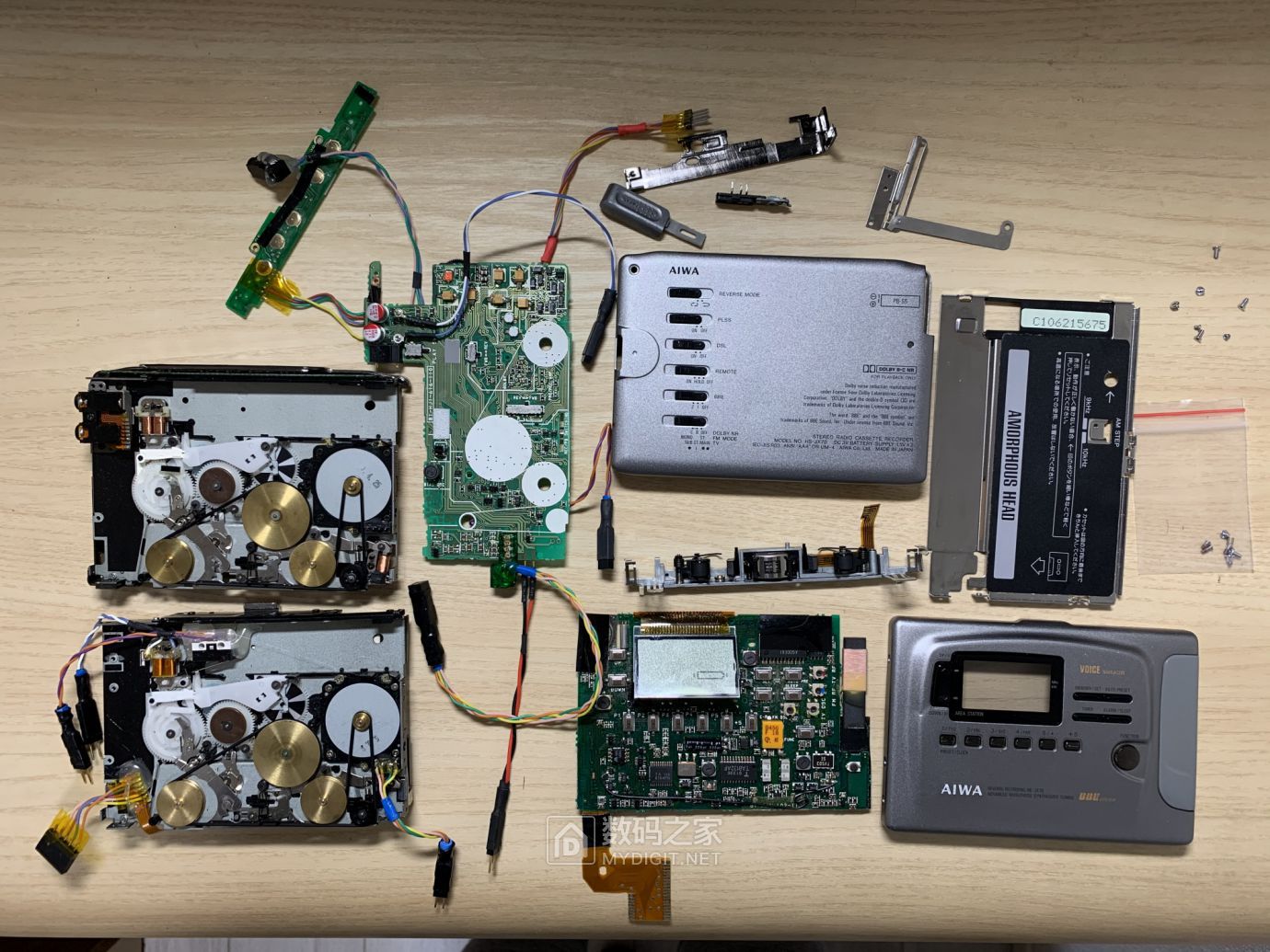 拆解复活1992年爱华旗舰随身听hs-jx70(海外版aiwa jx707) - 拆机乐园