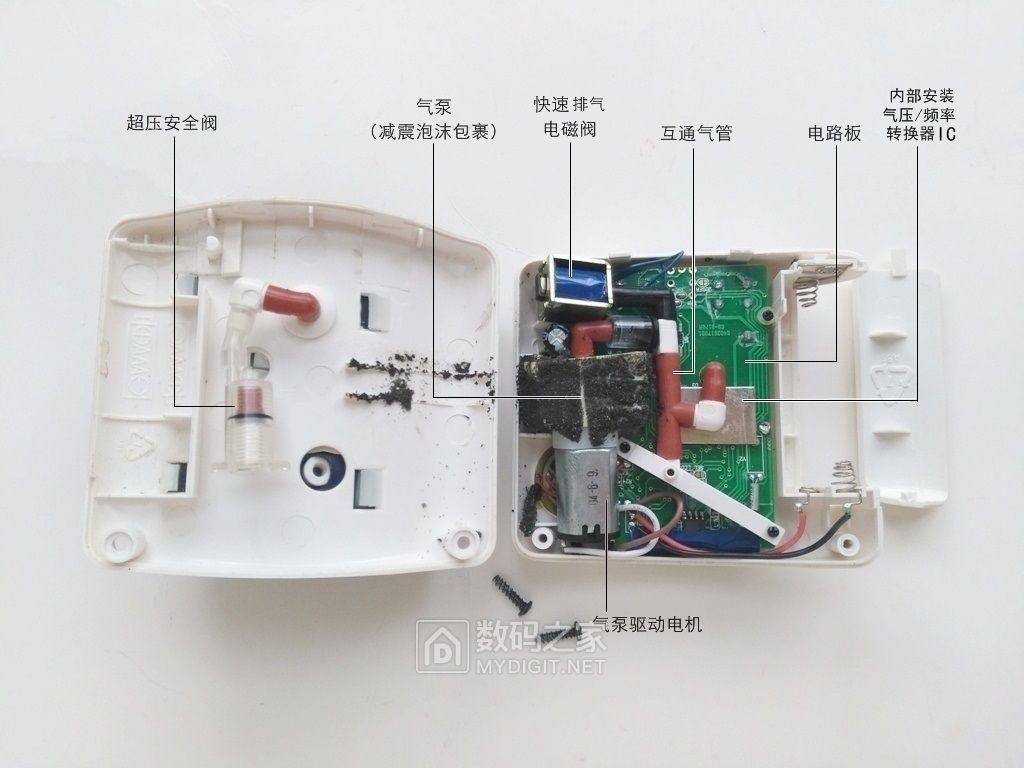 血压计气泵内部结构图图片