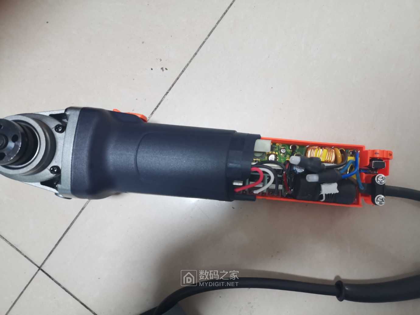 新败了个创名交流无刷角磨机并拆解