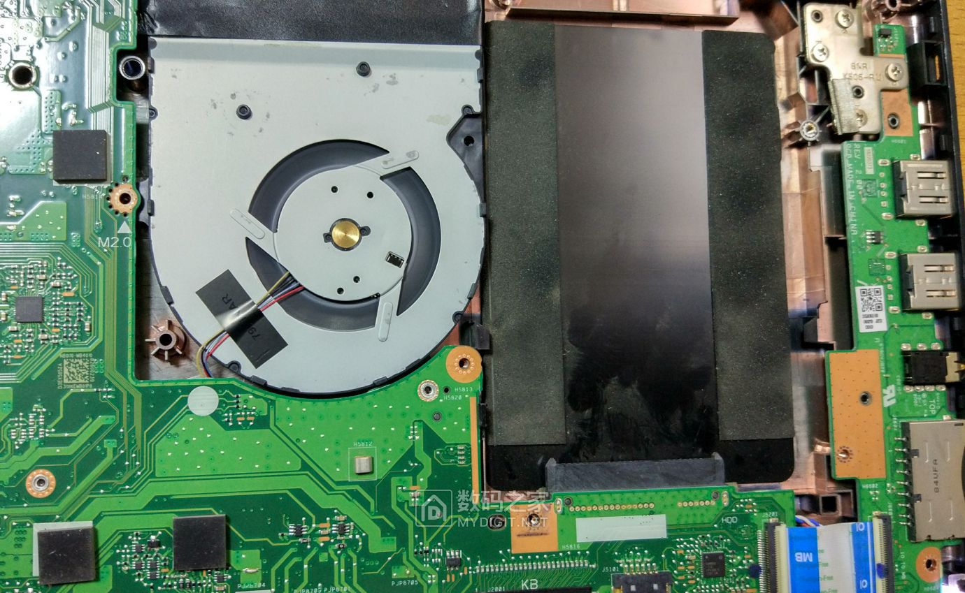 华硕a505z笔记本更换cpu风扇