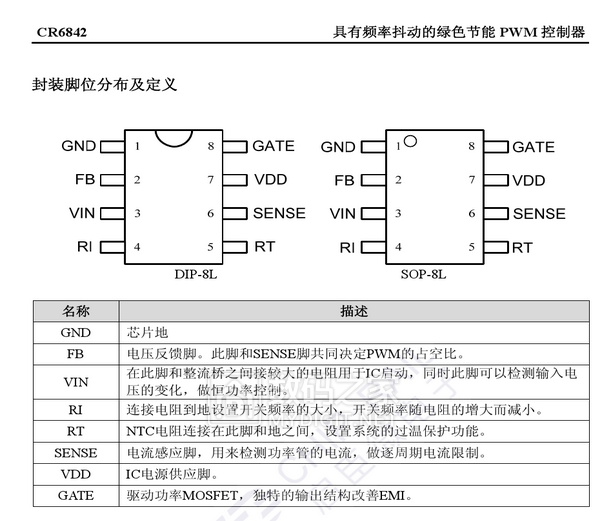 CR6842S芯片电源无输出维修+实绘电路 - 维修达人 数码之家