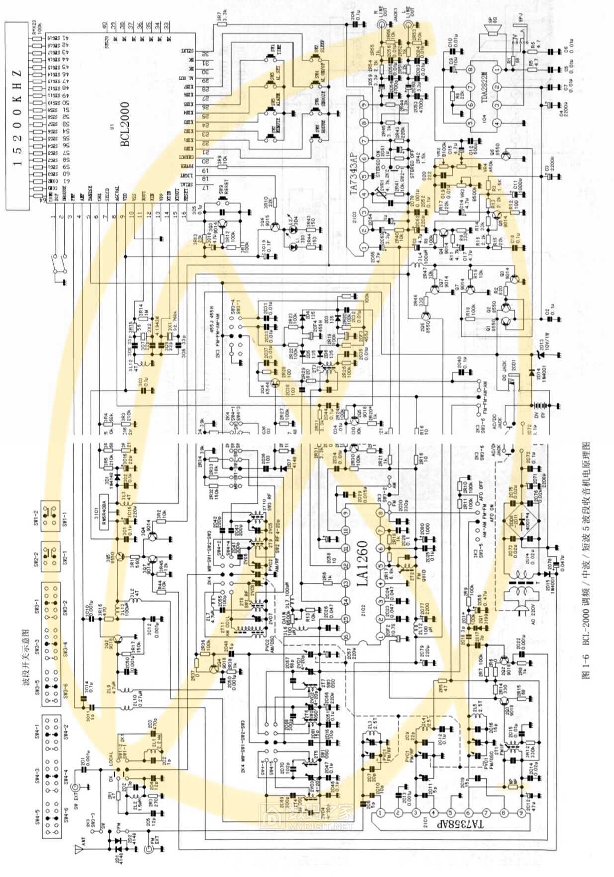 德生bcl2000电路图图片