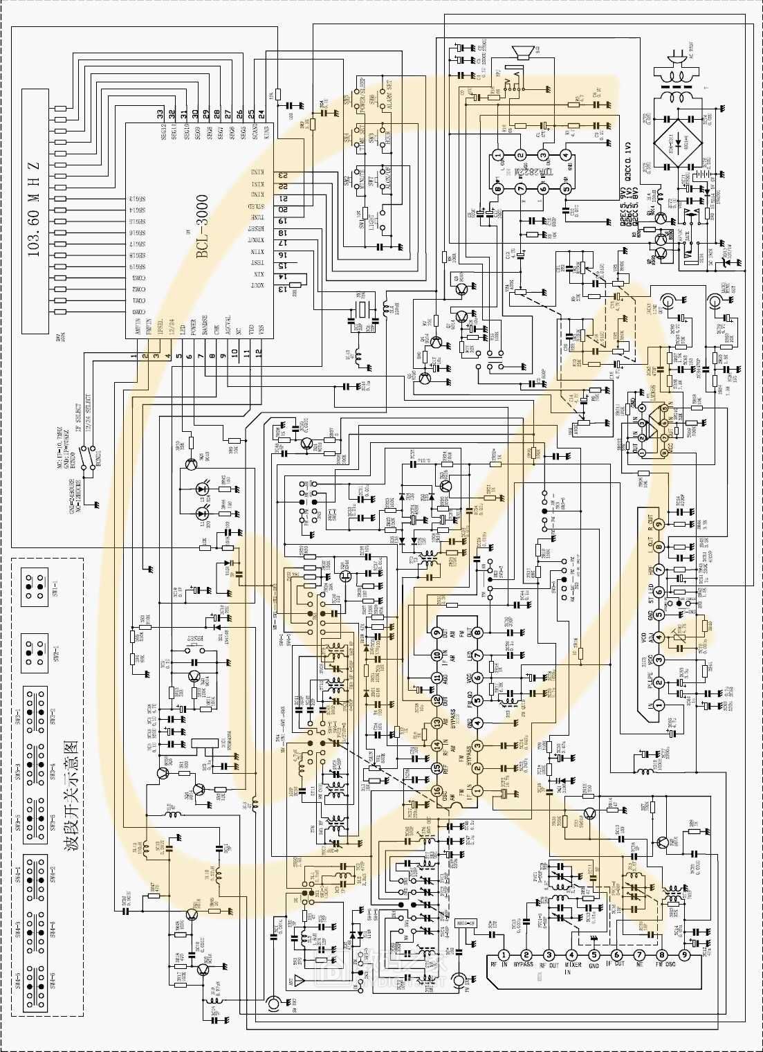 德生bcl2000电路图图片