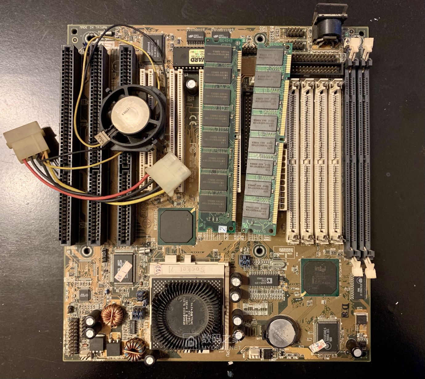 我收藏的intelsocket7mmx平台