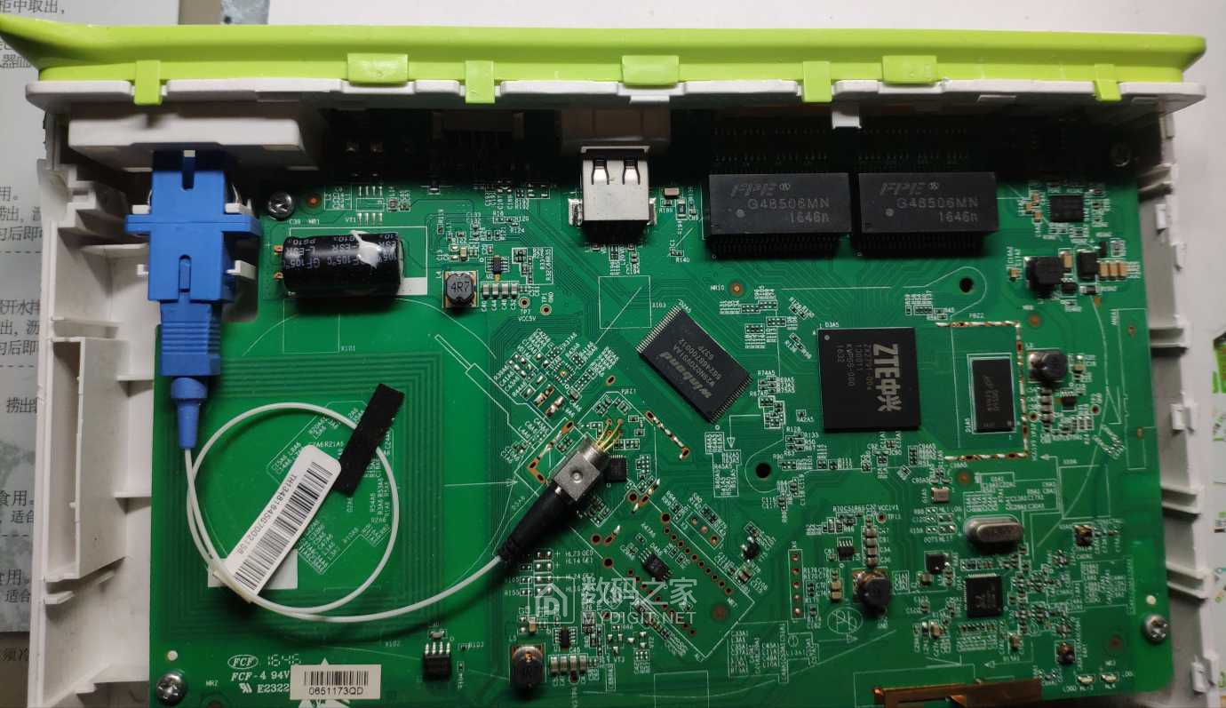 电信的光猫发现有时无线会断拆开看看ztezxhnf450g