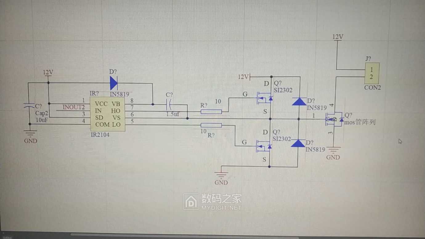 点焊机mos管栅极驱动电路选取请教