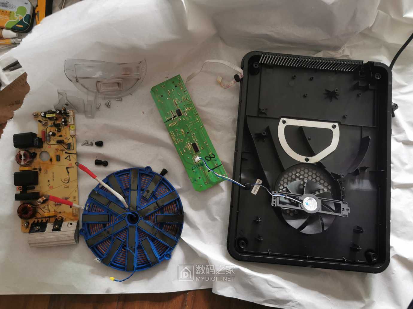 莫莫九阳电磁炉c22l86间歇加热故障拆解维修