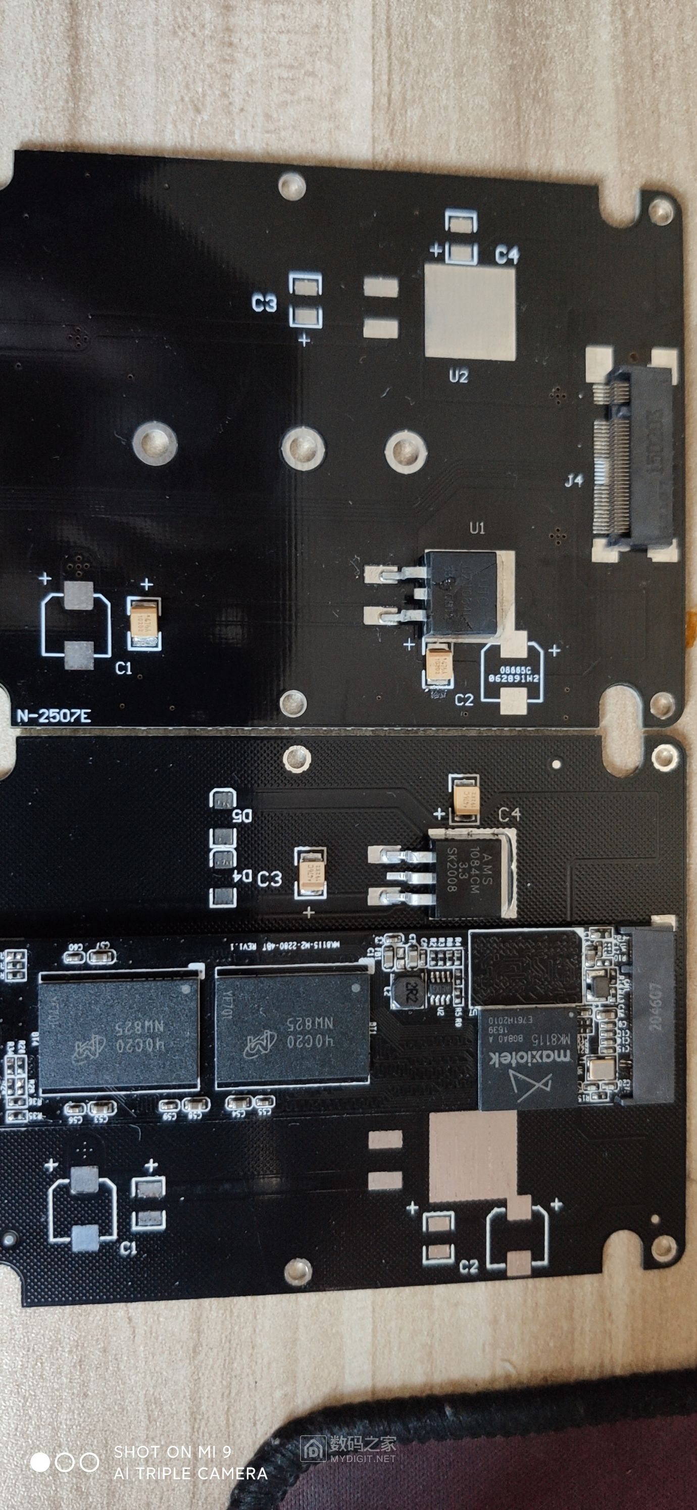 mk8115固态忽然坏了有个三脚芯片炸了帮忙看看怎么修