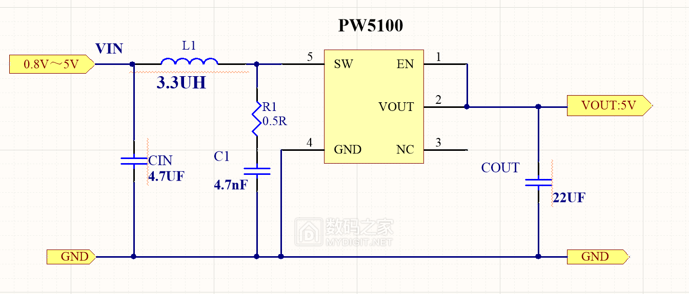 锂电池升压芯片pw5410,ic电路图资料