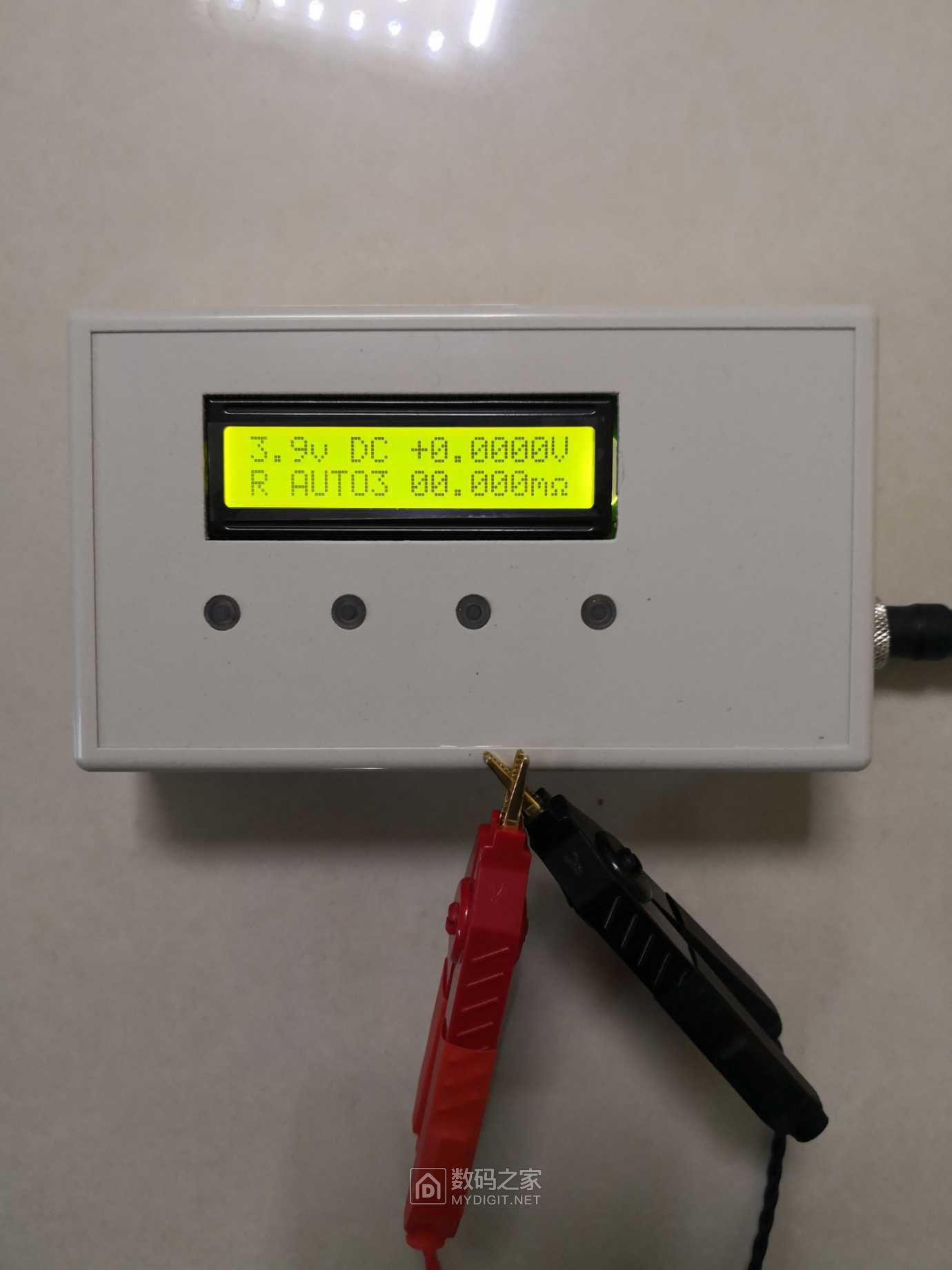 四线内阻仪毫欧表个人diy作品