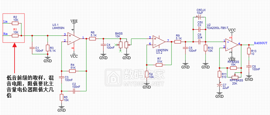 tda2050电路图图片