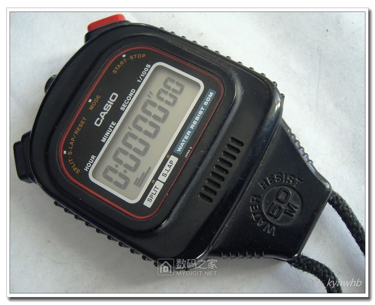 卡西欧CASIO HS10W秒表拆解简测 拆机乐园 数码之家