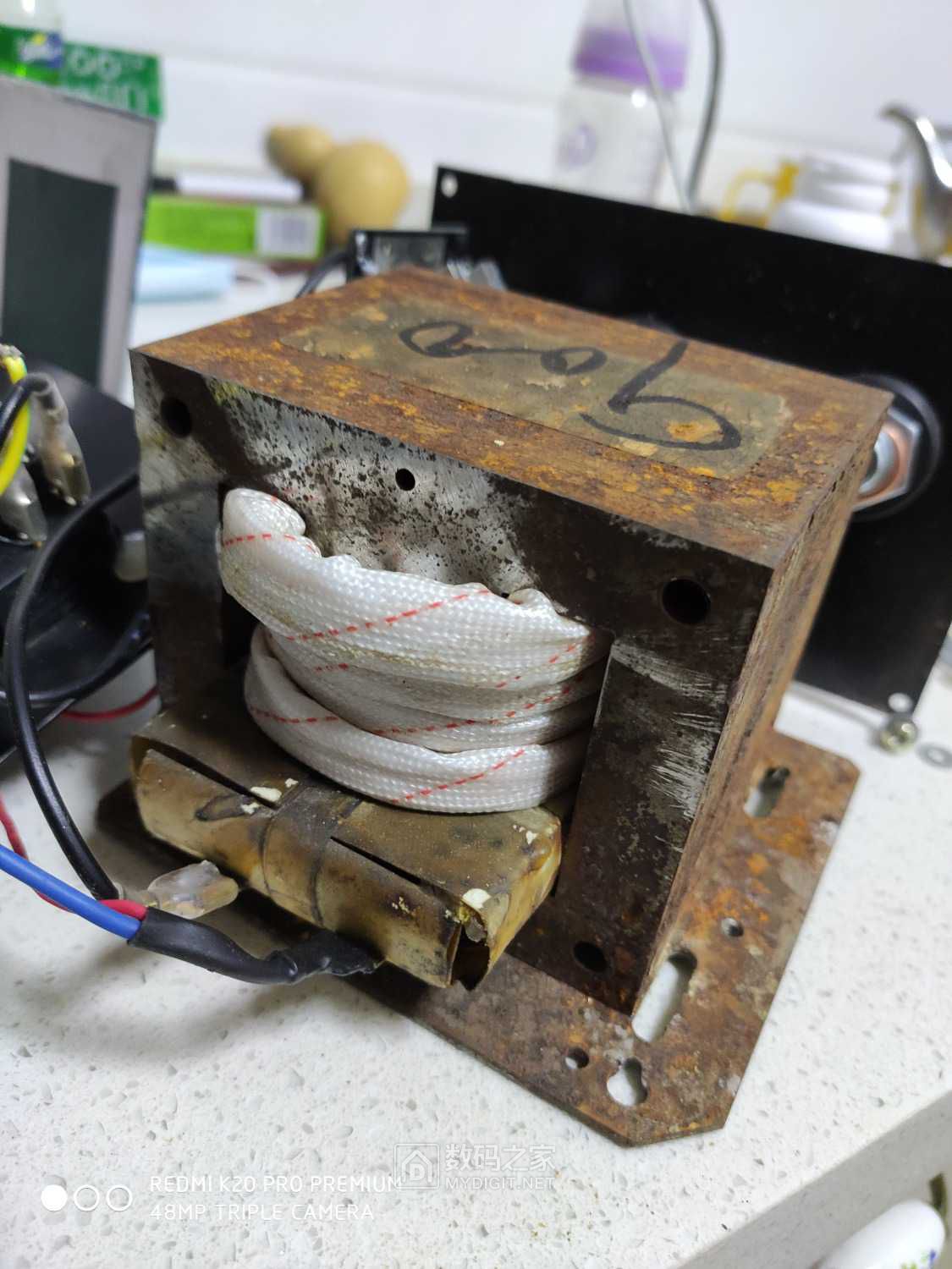 变压器点焊机拆解测量及简单测试