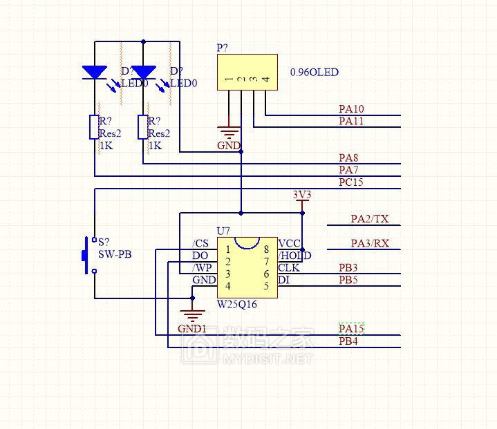 用串口对W25Q Flash芯片进行写入操作 - 我爱单片机 数码之家