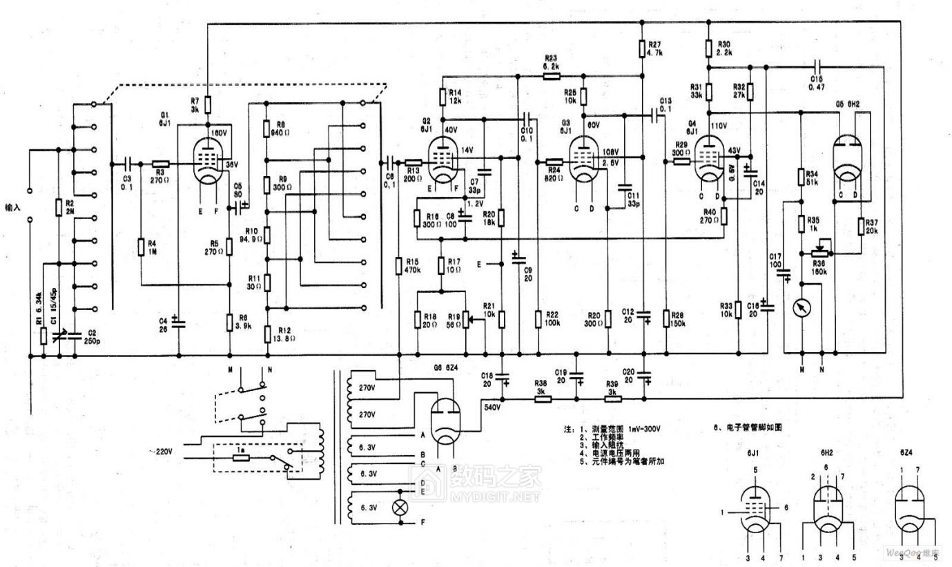 GB-9B电子毫伏表