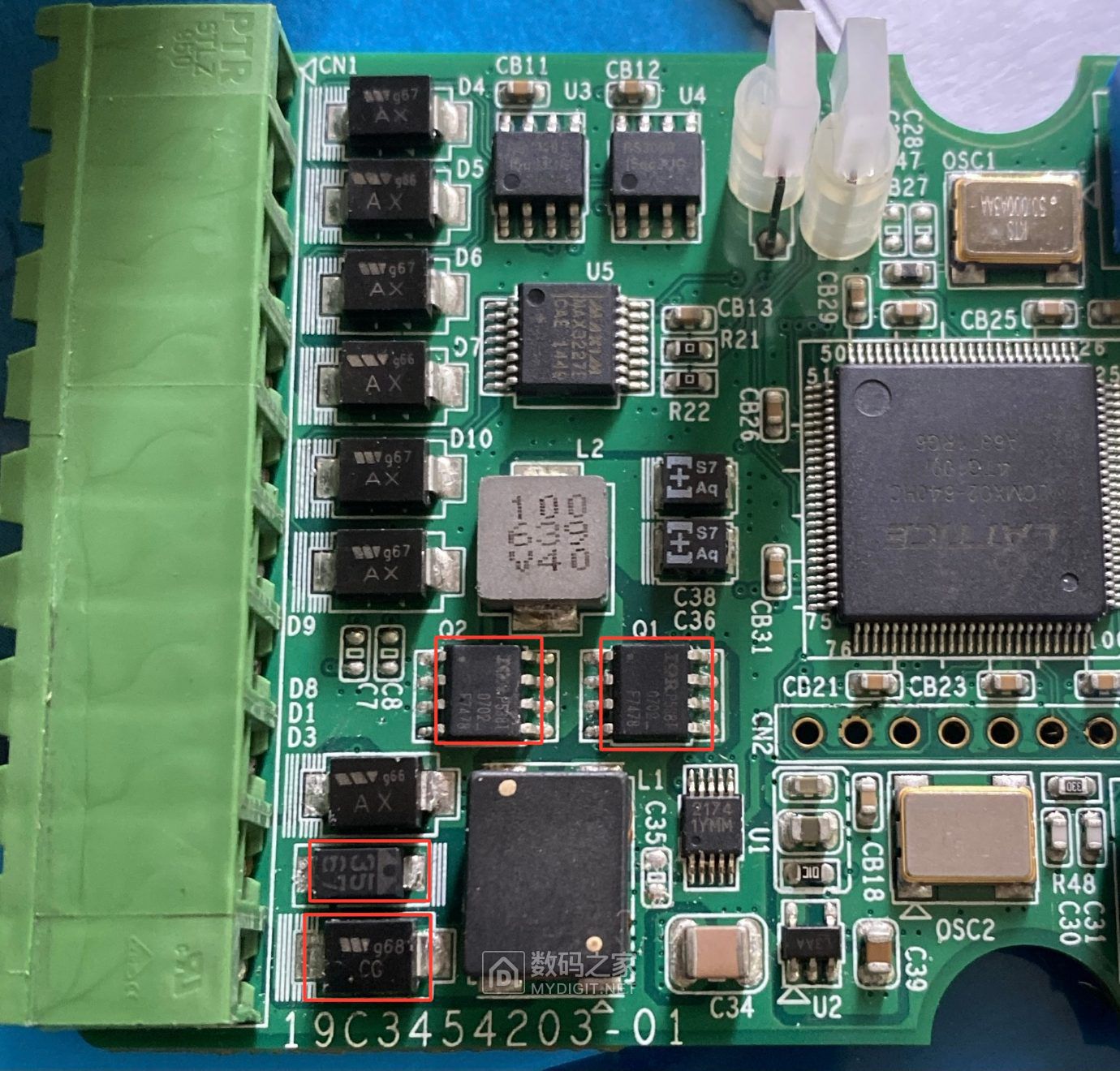 Q2电源芯片 P538T损坏  TVS -AX损坏
