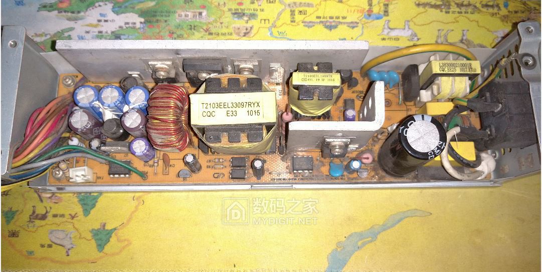 拆个大水牛s0203机箱开关电源bubaluspc150ncq