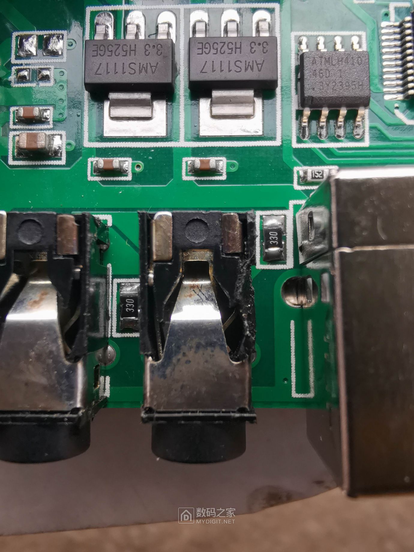 客所思kx-2声卡耳机输出无声音维修 - 拆机乐园 数码之家