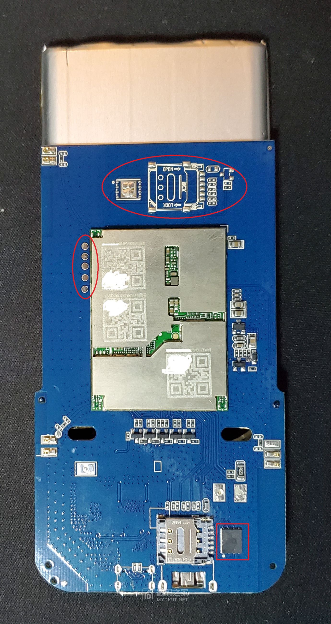 拆解一個隨身wifi-y3 移動電源二合一 - 拆機樂園 數碼之家