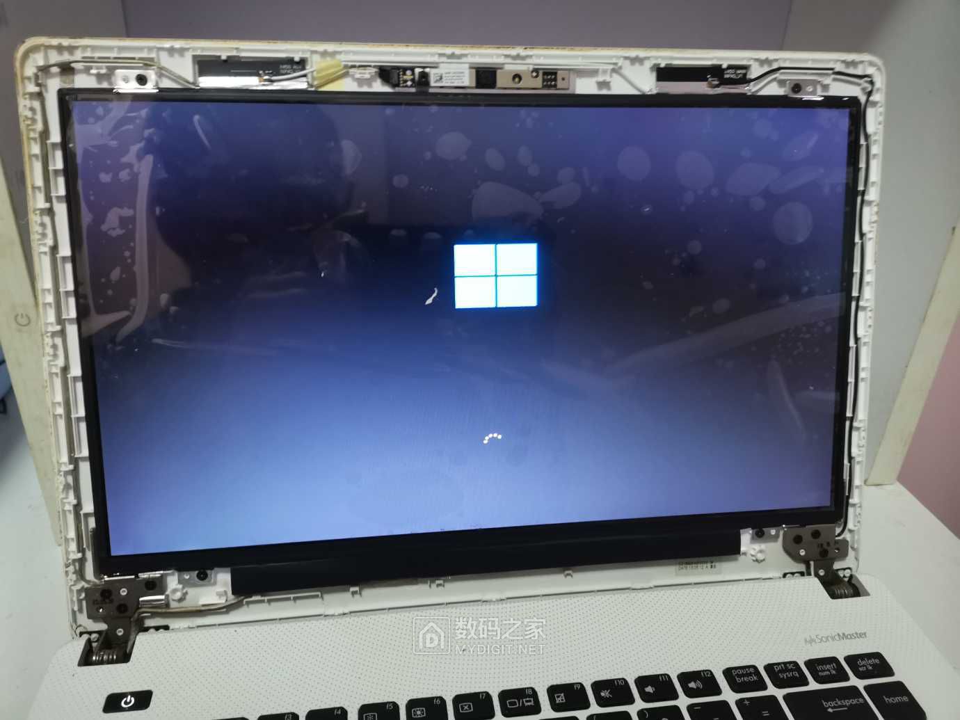 华硕a450c笔记本更换新的显示屏