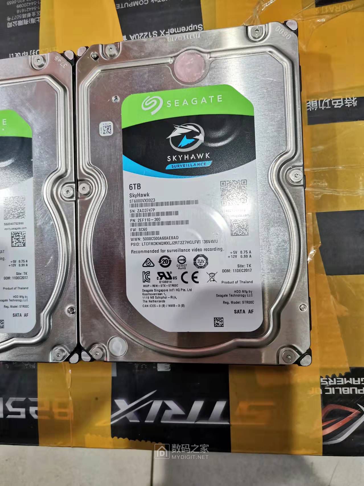 希捷酷鹰6t三星500g固态