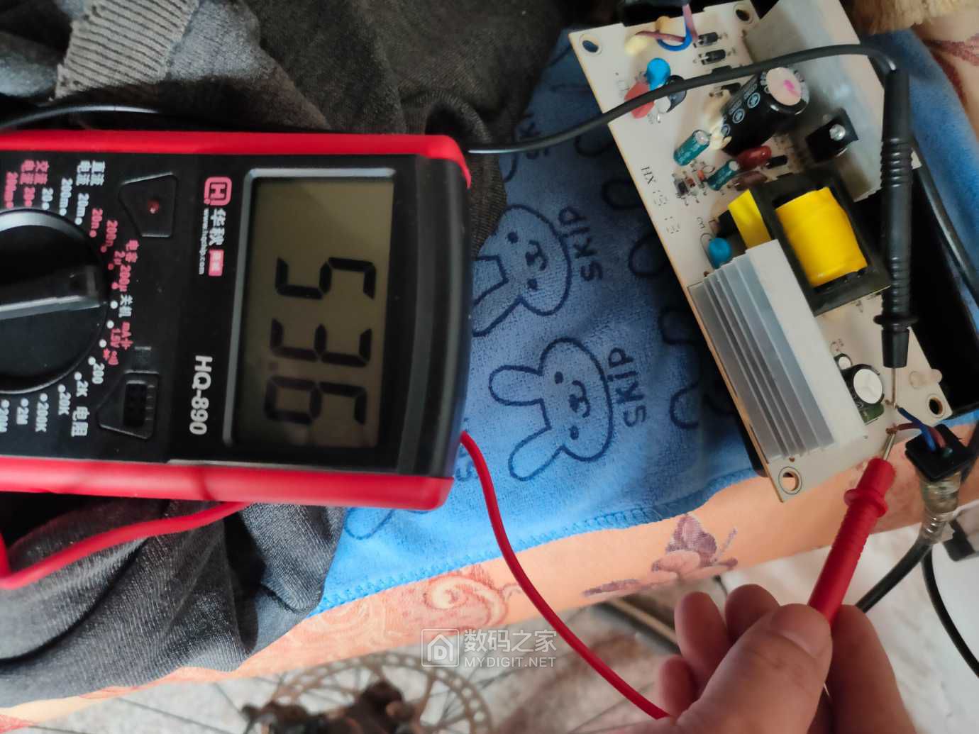 三石电子的电动车充电器已经修好了