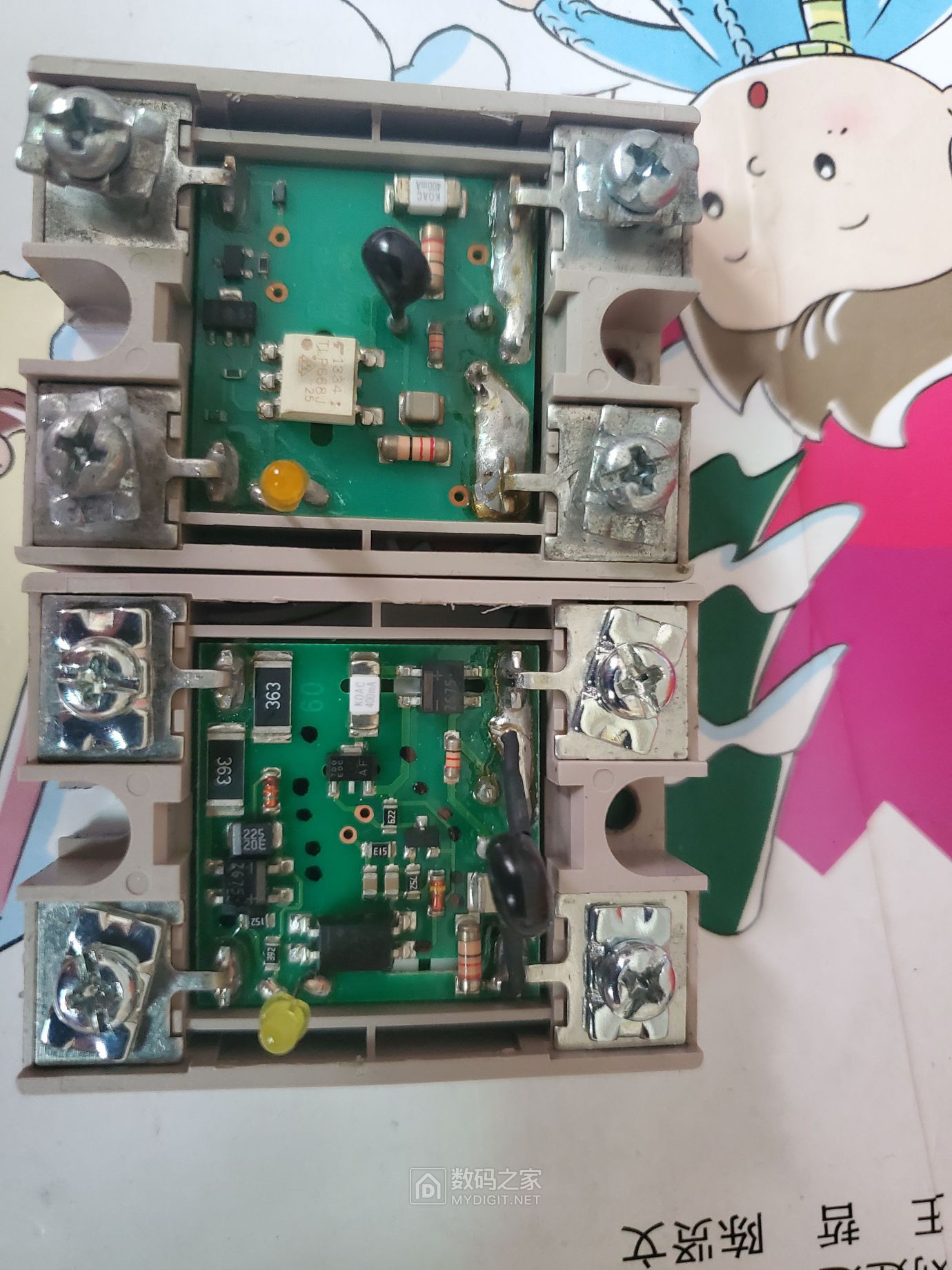 欧姆龙固态继电器拆解