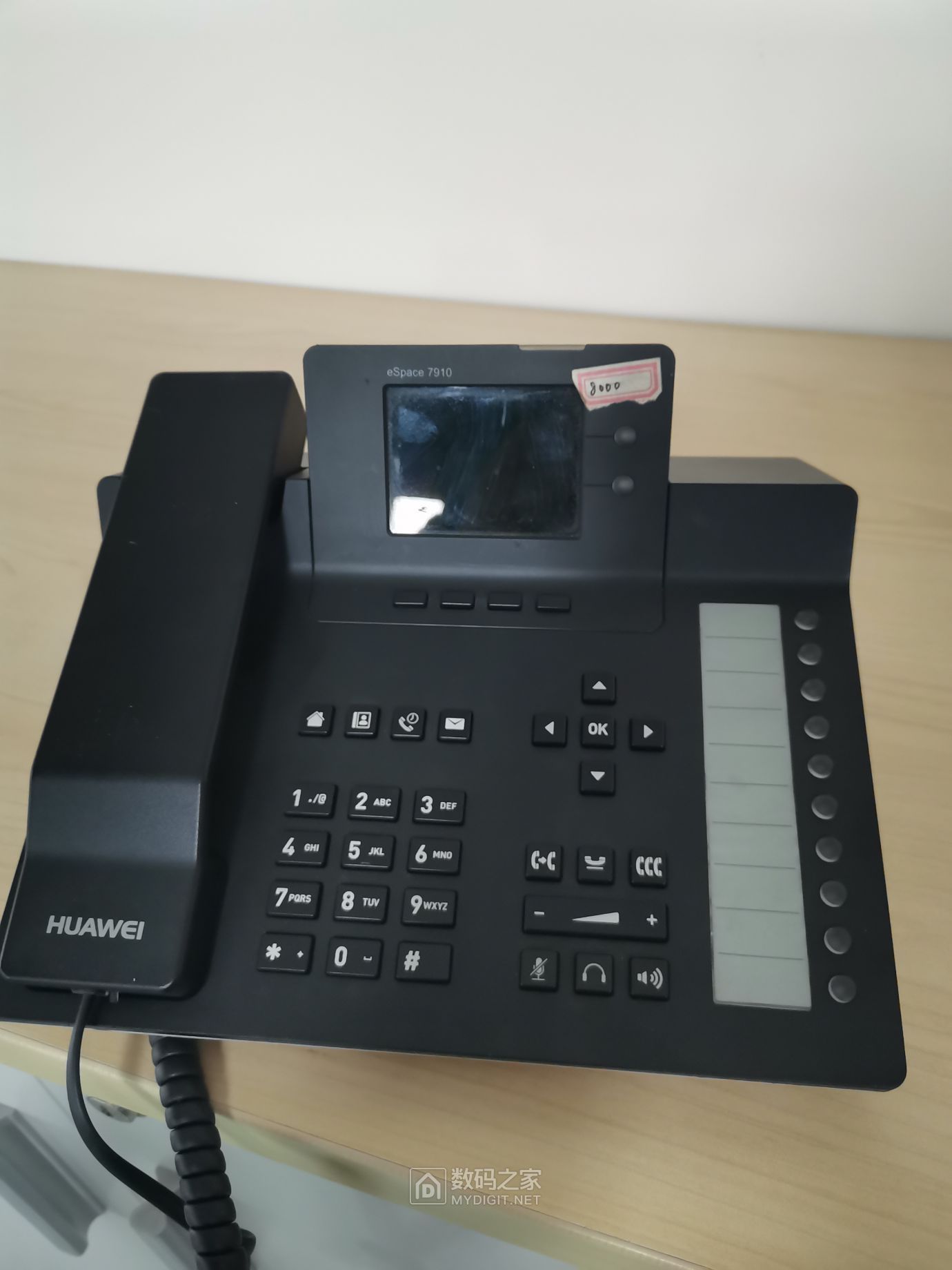 拆洗华为espace7910 ip电话座机,一款移不动的智能机 - 拆机乐园 数码