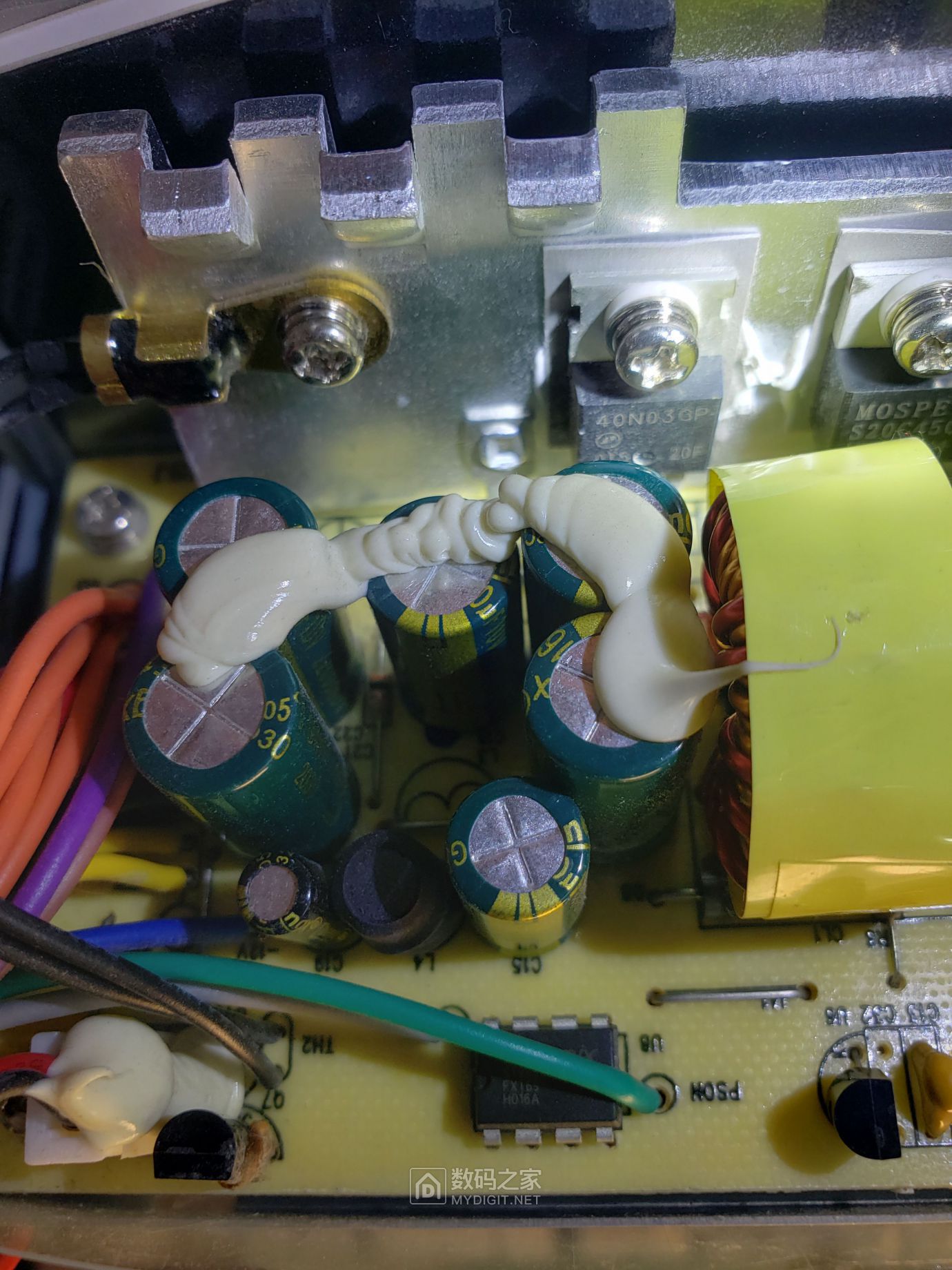 拆个大水牛s0203小机箱电源pc280产品型号pw350laa