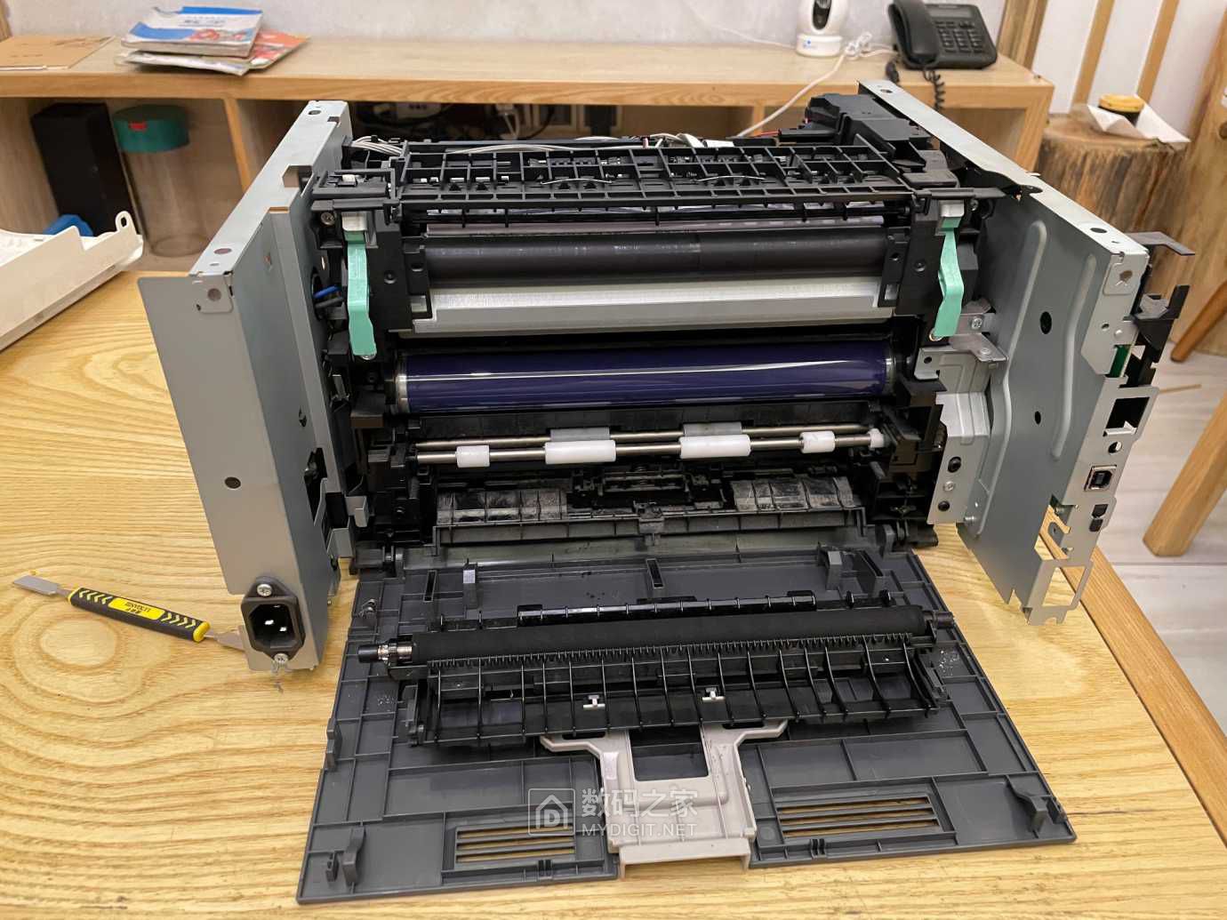 发个之前拆修的施乐打印机卡纸故障(fujixerox m158b) - 维修达人