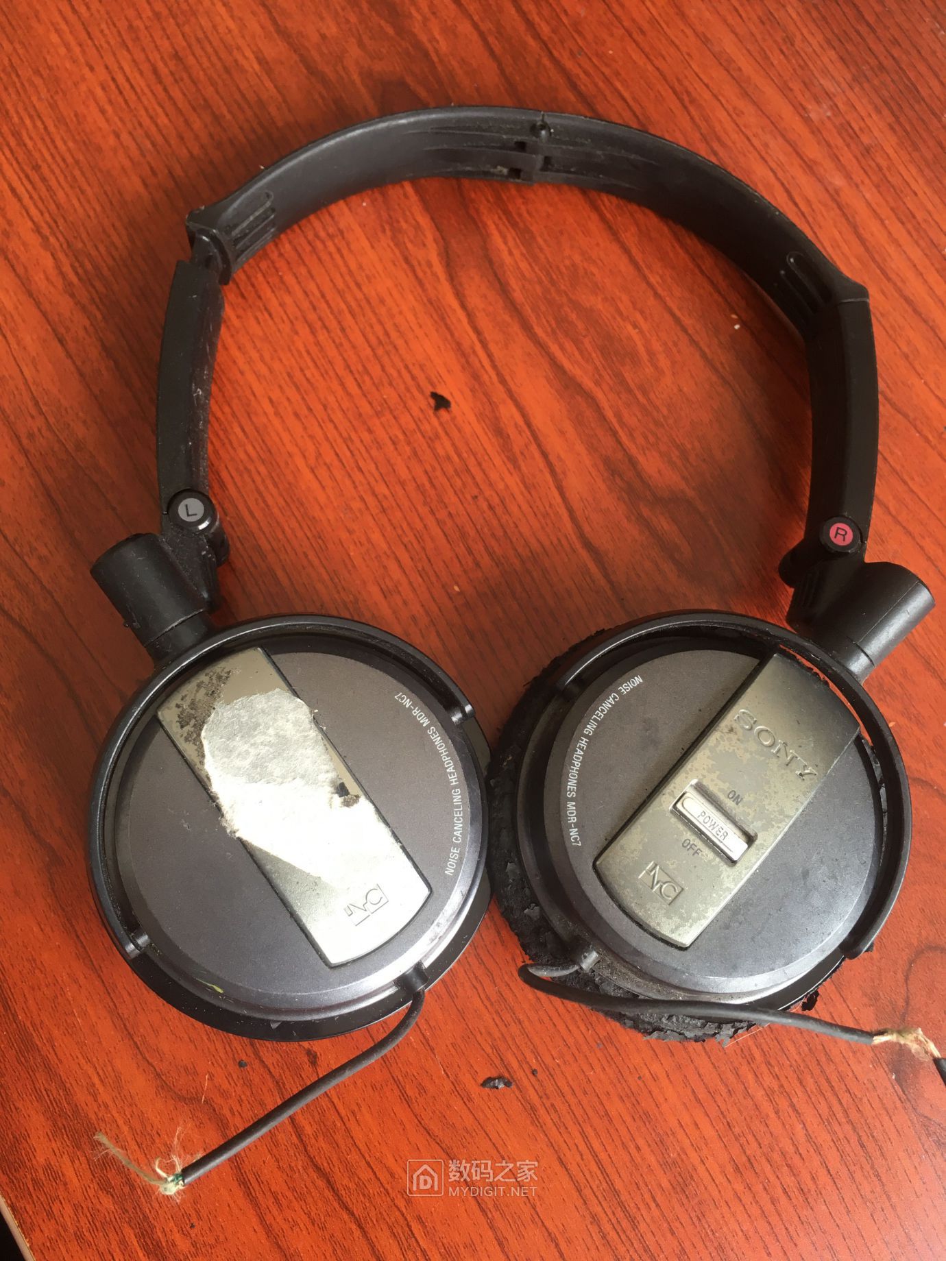 拆个索尼的mdr-nc7降噪耳机看看 - 拆机乐园 数码之家