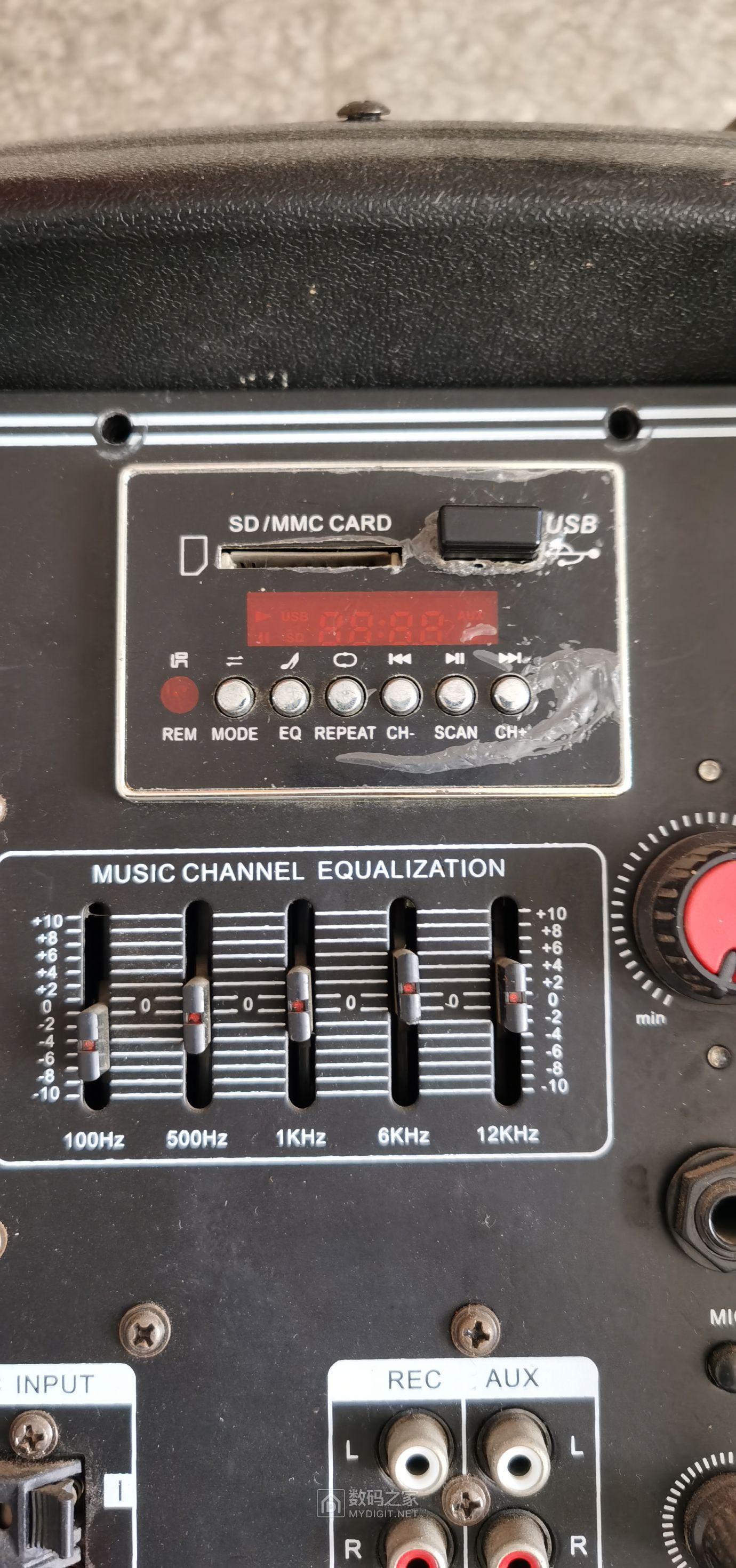 特美声dp-191大音响拆机,舍不得做料板 - 拆机乐园 数码之家