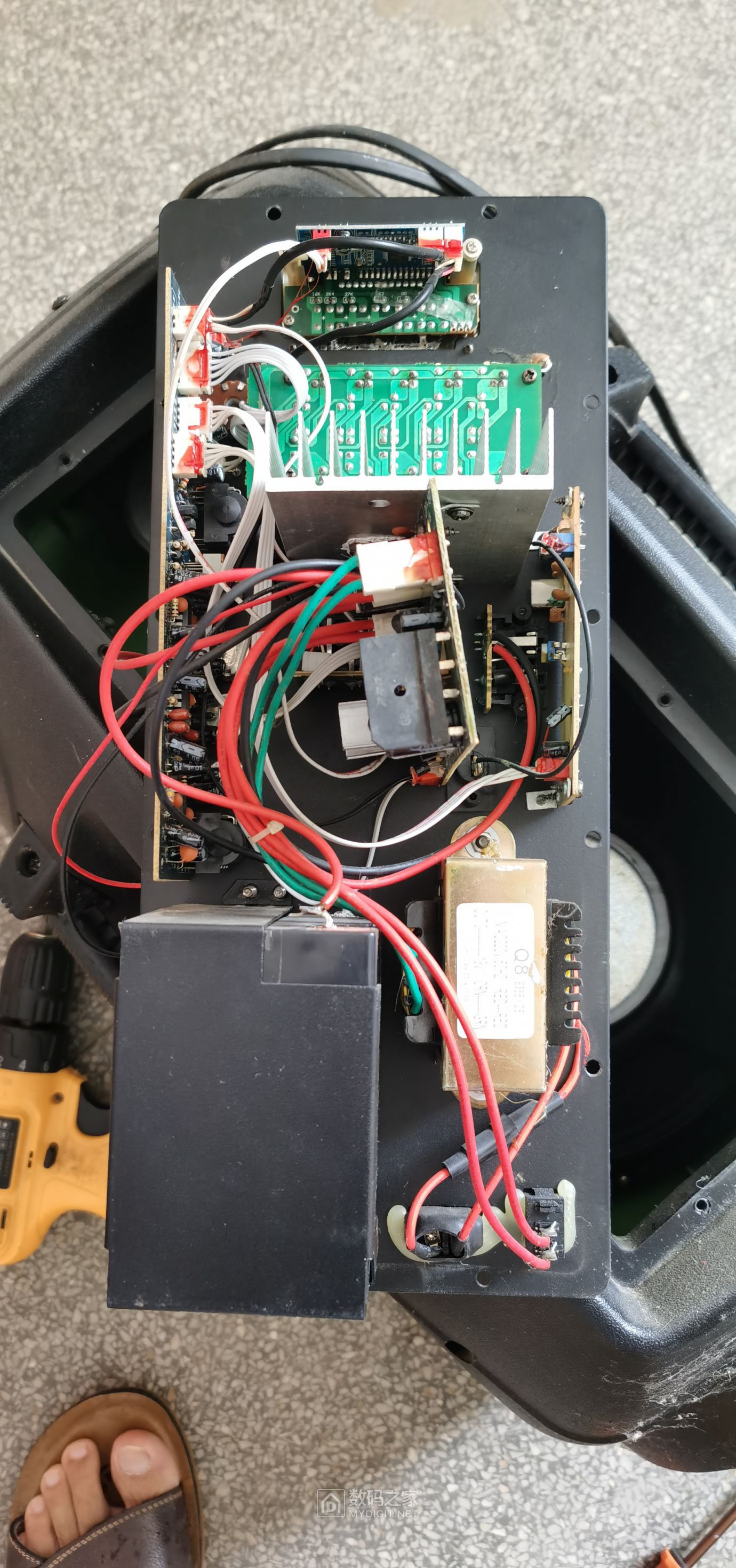 特美声dp-191大音响拆机,舍不得做料板 - 拆机乐园 数码之家