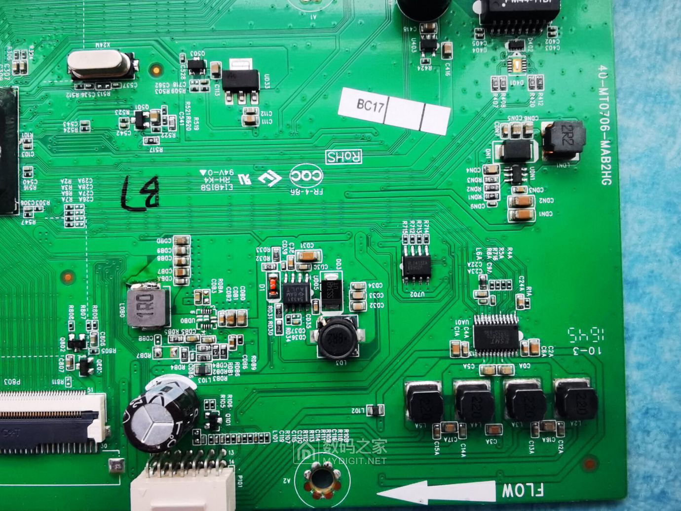 拆修tcl l48p1s-cf电视黑屏 - 拆机乐园 数码之家