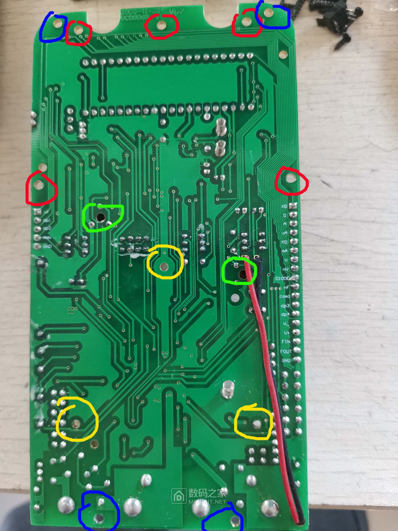 拆修十多年前的万用表VICTOR VC9806+ - 拆机乐园 数码之家