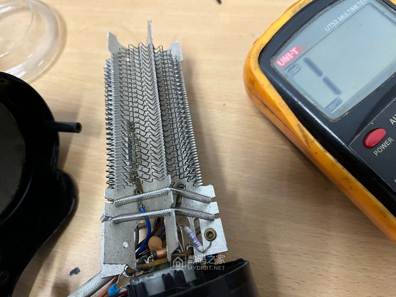 拆一个飞利浦2100w电吹风,昨晚用了过后再用就不工作了, - 拆机乐园