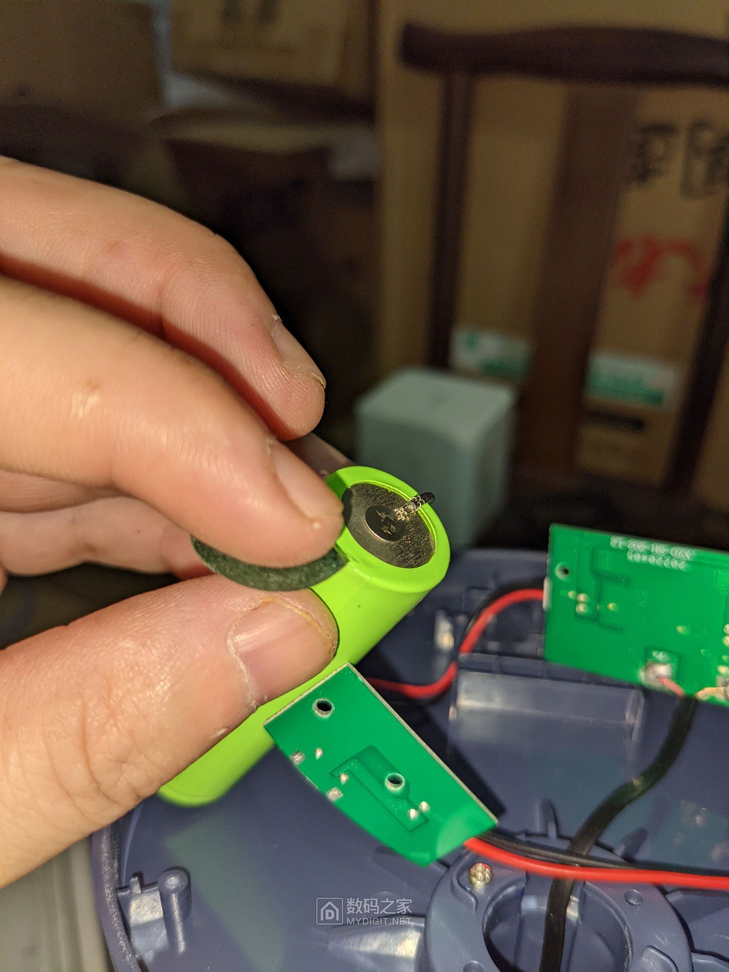 使用仅一颗18650锂电池
