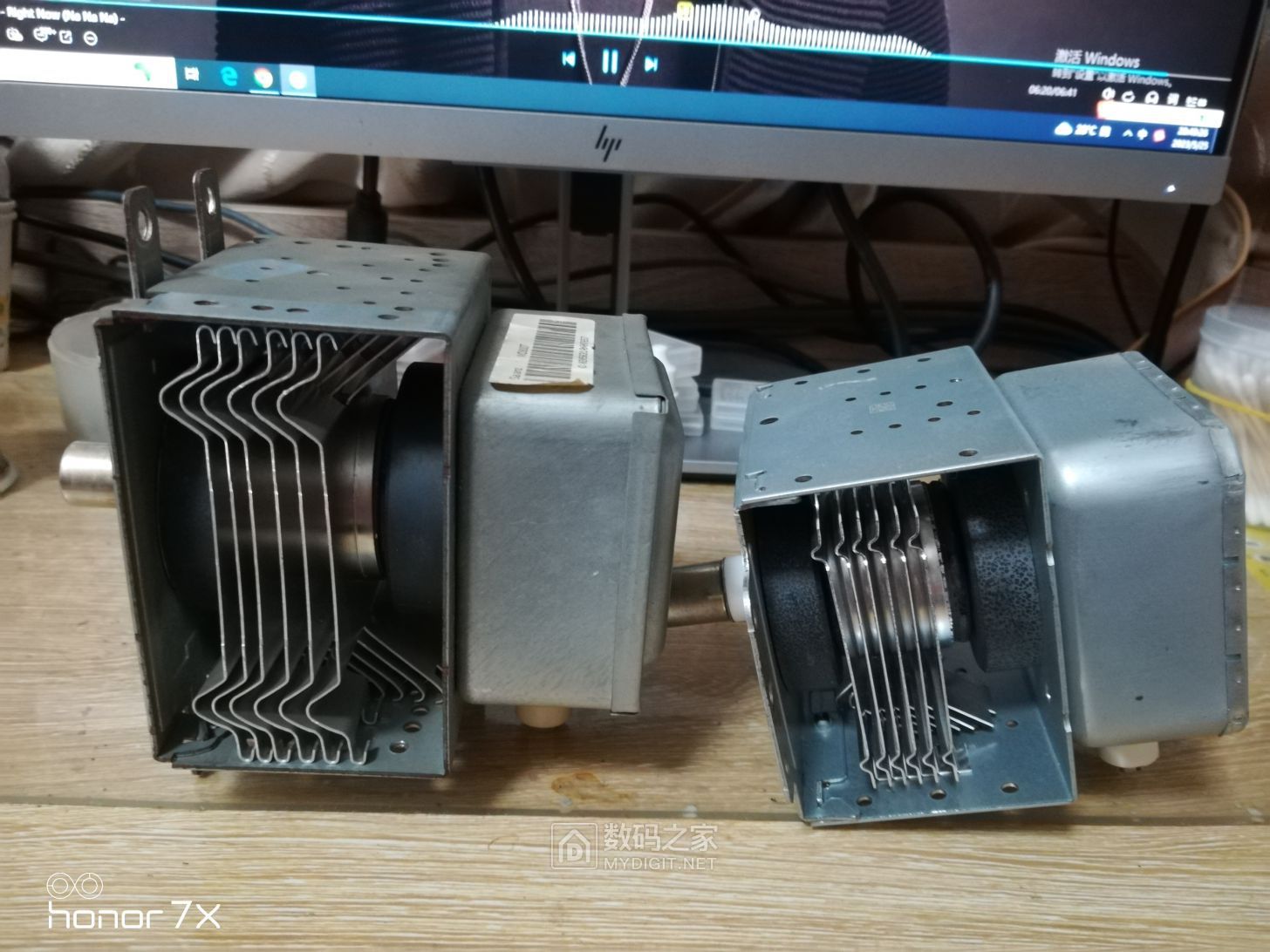 散热器比较明显新不如旧