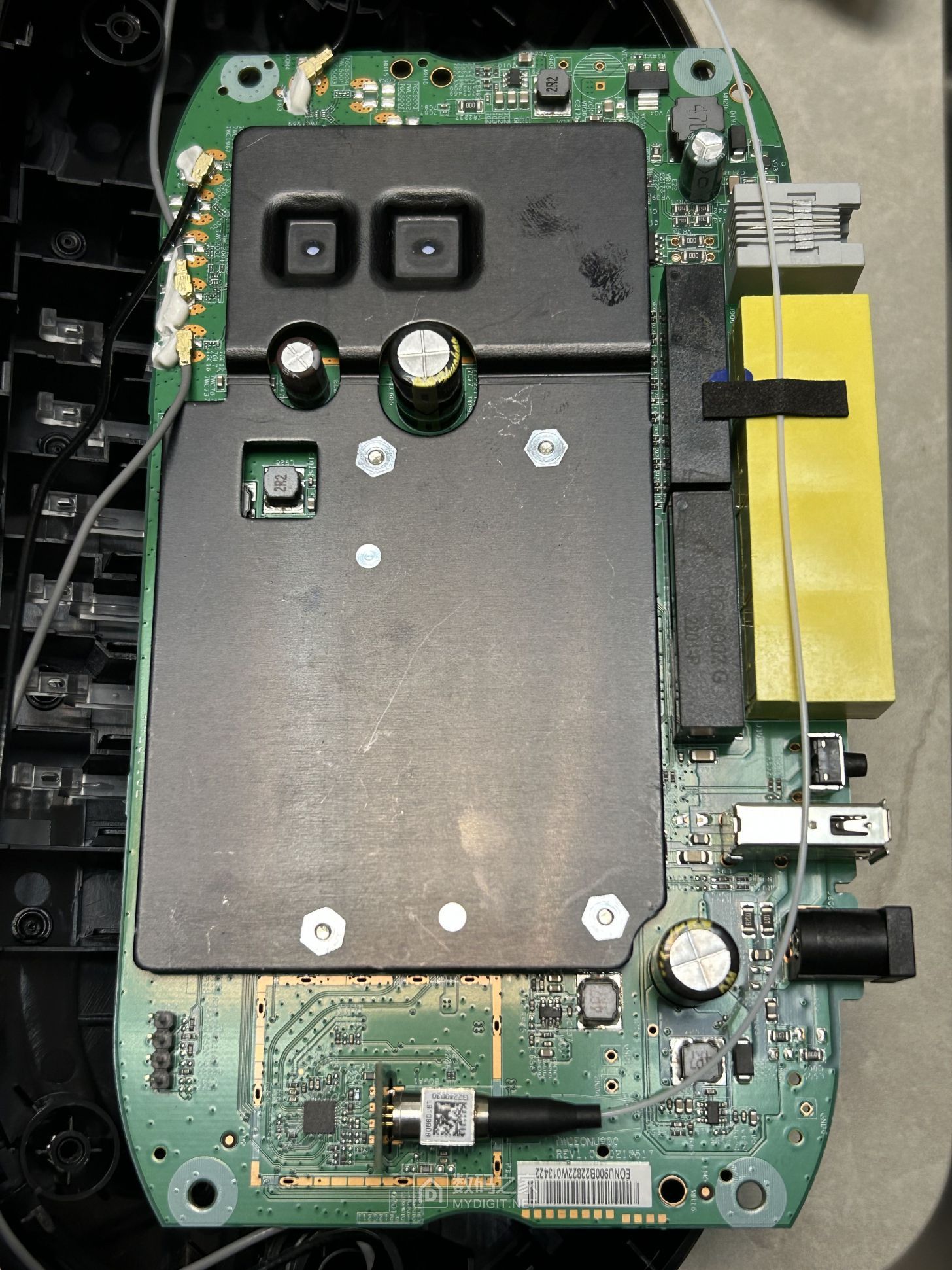 光猫WiFi二合一HT8554T瑞思康达 拆了分享给大家 - 拆机乐园 数码之家