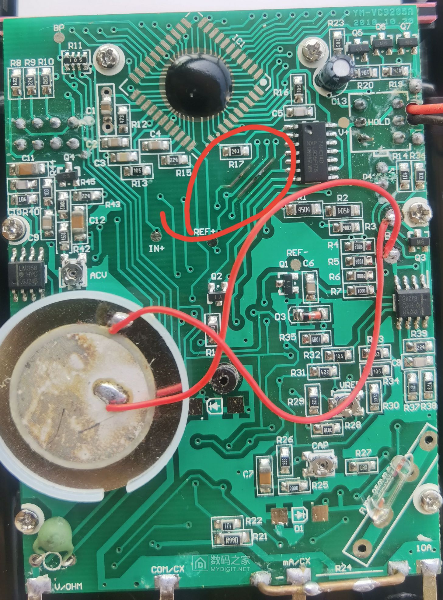 mf50万用表实际线路图图片