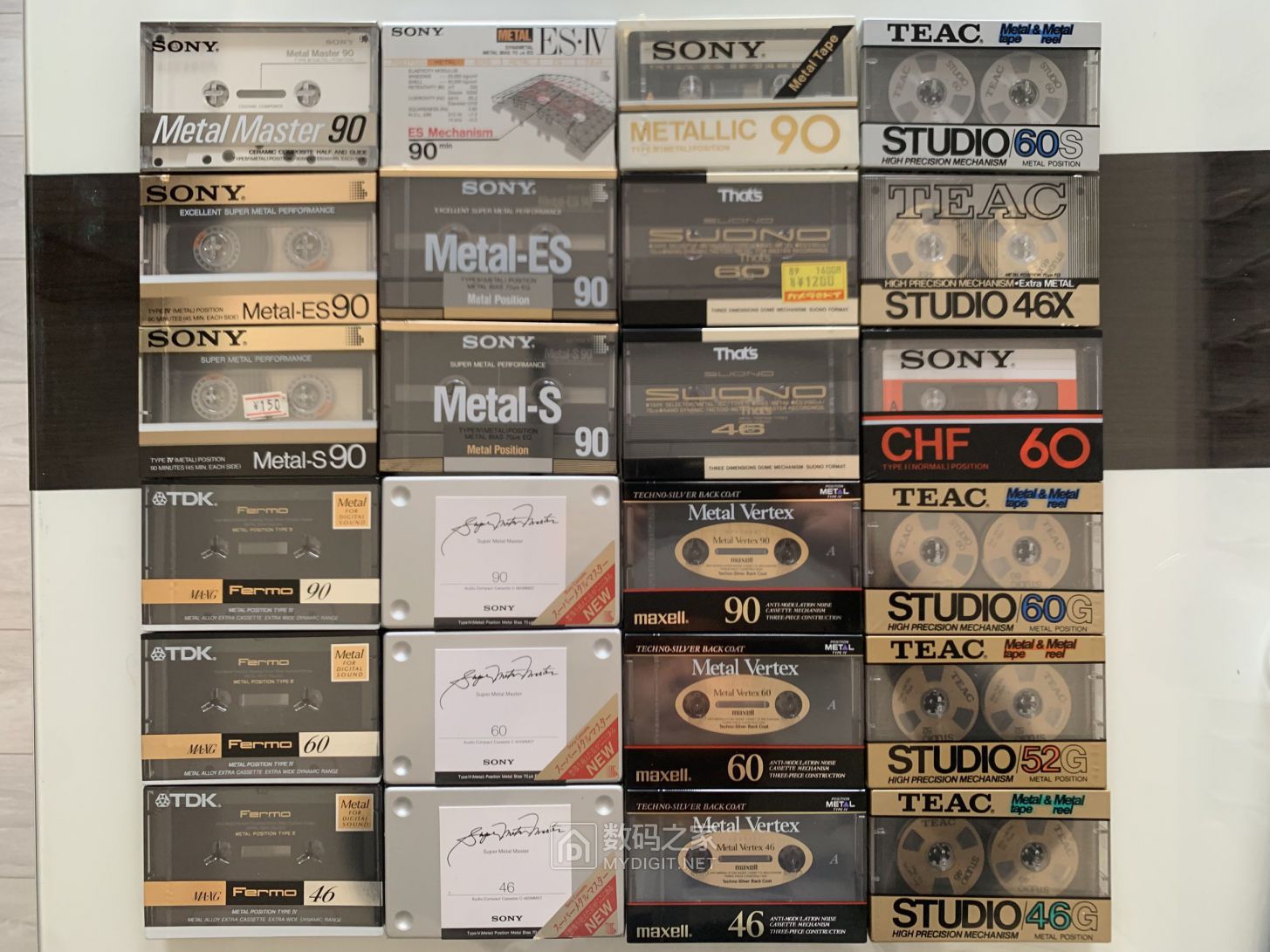 退出历史舞台的磁带,晒晒收集的一些4类金属带,舍不得用,表了挂..... - 硬件博物馆 数码之家
