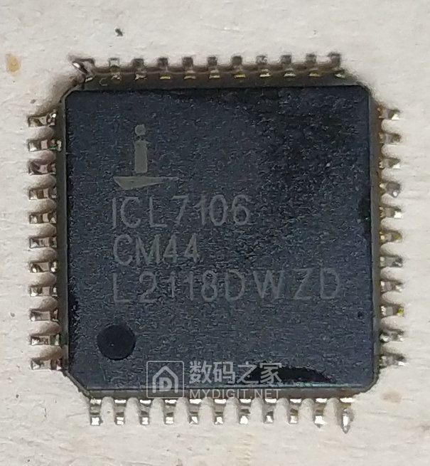 ICL7106芯片脚上锡