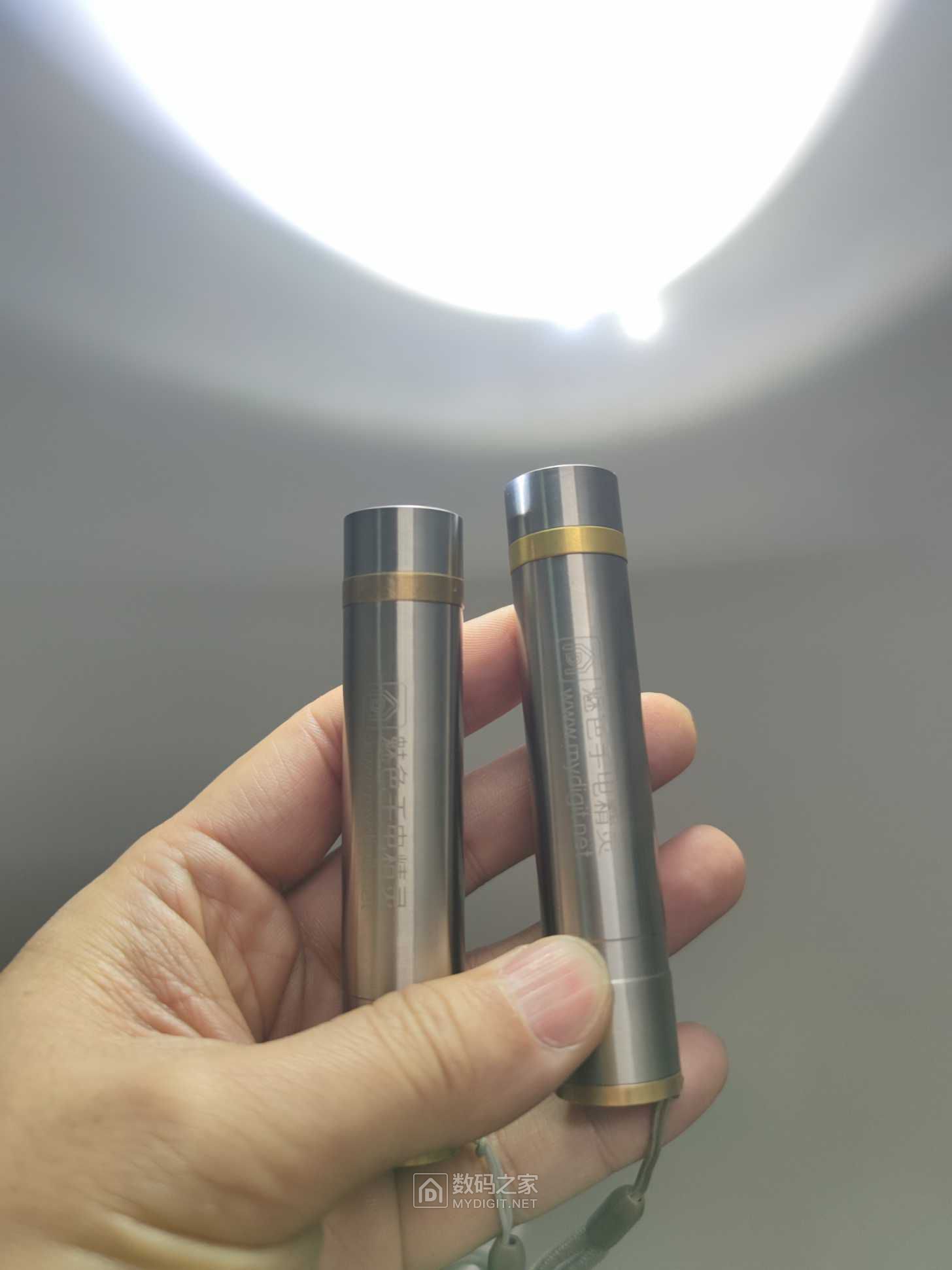点亮对比原装CREE XPG2的效果